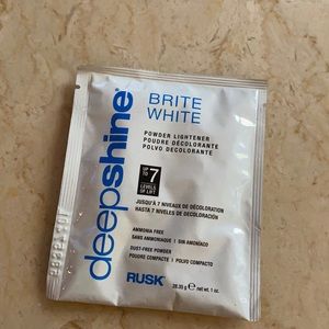 Rusk deepshine brite white lightener packet